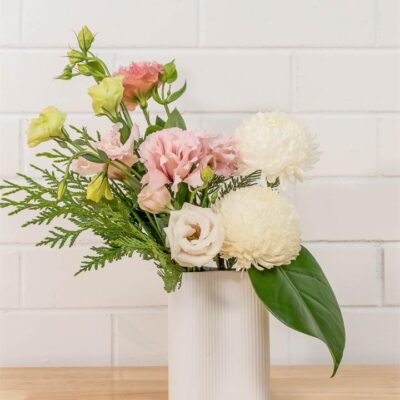 Wave Vase 15cm (White)