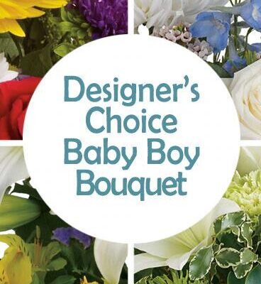 DC Baby Boy Bouquet Floral Arrangement