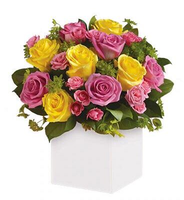Rosy Sunshine Floral Arrangement