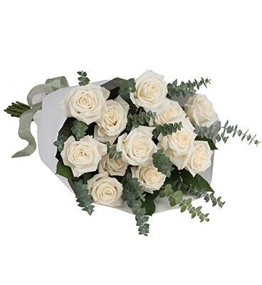 Dreamy White Dozen Floral Arrangement